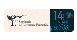 Logo del evento 1er Seminario de Literatura Fantástica en la fiesta del libro y la cultura en Medellín, Colombia con participación de Zykax