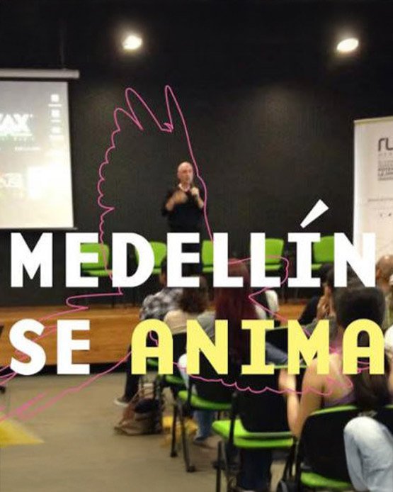 ZYKAX con Camilo Hernández en Medellín Se Anima durante el MIFF Medellín International Film Festival