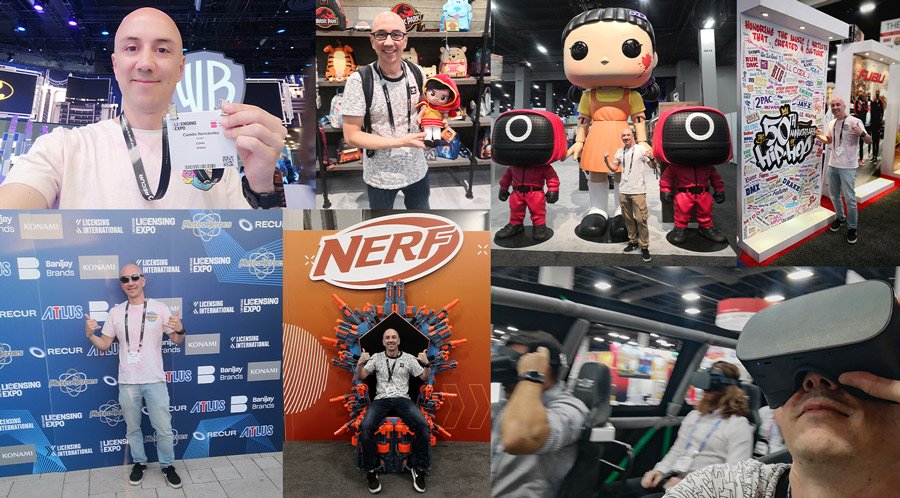 Camilo Hernández, director creativo de ZYKAX, en Licensing Expo en Las Vegas, feria internacional de licencias y propiedad intelectual