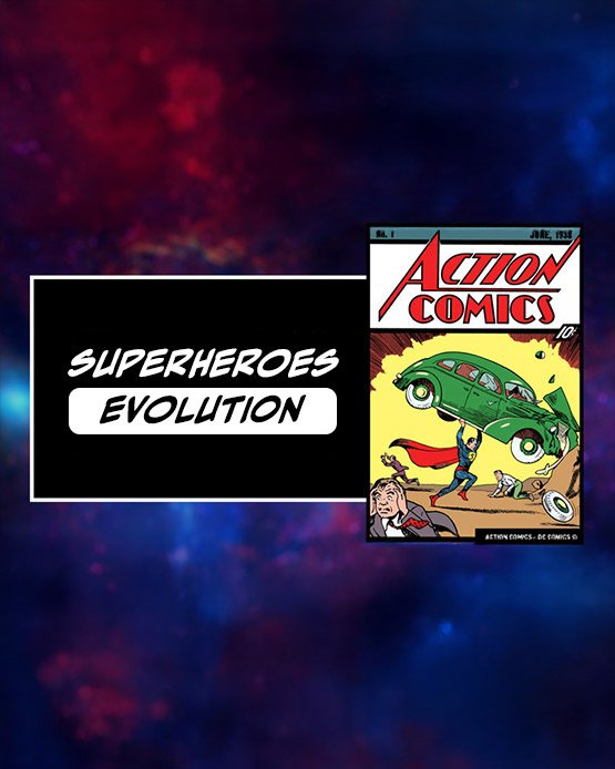 Superheroes Evolution research by ZYKAX – original fantasy and sci-fi storytelling