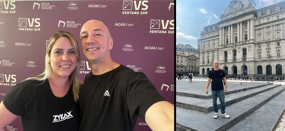 ZYKAX at Ventana Sur, showcasing its original fantasy and science fiction creations.