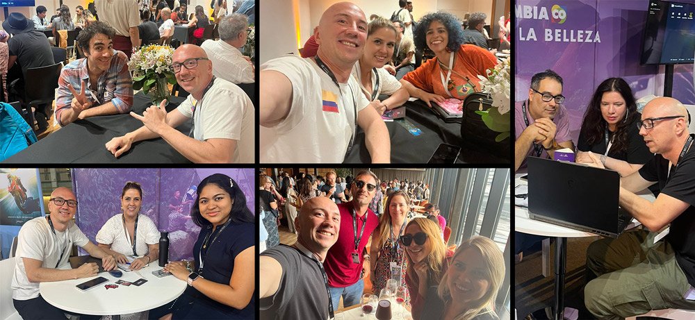 ZYKAX en Ventana Sur participando en reuniones con creadores y profesionales del mercado audiovisual